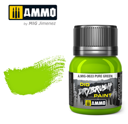 AMMO MIG ... PURE GREEN DIO DRYBRUSH ACRYLIC PAINT 40ML