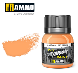 AMMO MIG ... LIGHT ORANGE DIO DRYBRUSH ACRYLIC PAINT 40ML