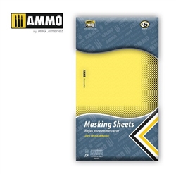 AMMO MIG ... ADHESIVE MASKING SHEETS 5 SHEETS (280X195MM)