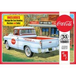 AMT ... CHEVY `55 CAMEO PICKUP COCA-COLA 1/25