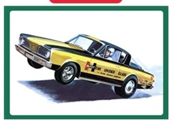 AMT ... PLYMOUTH 1966 BARRACUDA HEMI UNDER GLASS 1/25
