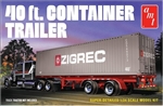 AMT ... 40' SEMI CONTAINER TRAILER 1/24