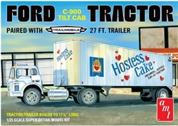 AMT ... FORD C600 HOSTESS TRUCK WITH TRAILER 1/25