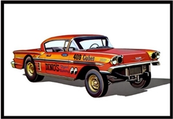 AMT ... CHEVY IMPALA HARDTOP  1958  ""ALA IMPALA"" 1:25