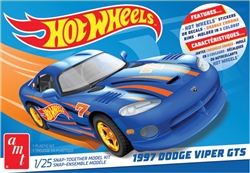 AMT ... HOT WHEELS 1997 DODGE VIPER GTS SNAP 1/25
