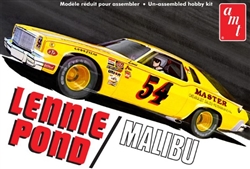 AMT ... LENNIE POND 1974 CHEVY MALIBU STOCK CAR 1/25