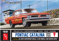 AMT ... PONTIAC CATALINA 1962 SUPER STOCK 1/25