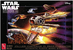 AMT ... PANTOM MENACE JEDI STARFIGHTER VS DROID FIGHTER