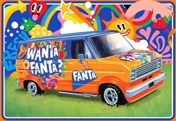 AMT ... 1977 FORD CUSTOM VAN FANTA 1/25