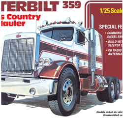 AMT ... PETERBILT 359 CROSS COUNTRY HAULER TRACTOR CAB