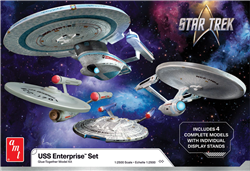 AMT ... STAR TREK USS ENTERPRISE SHIP SET (4-MODELS)