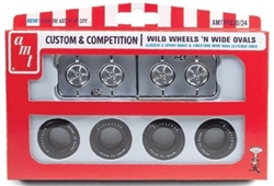 AMT ... WILD WHEELS & WIDE OVAL PARTS PACK 1/25