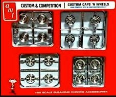 AMT ... CUSTOM CAPS & WHEELS PARTS 1/25