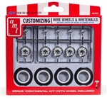 AMT ... KH WIRE WHEELS & TIRES PARTS PACK