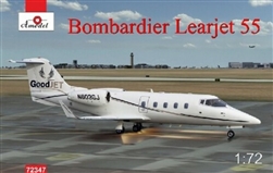 A MODEL ... BOMBARDIER LEARJET 55 BUSINESS JET 1/72