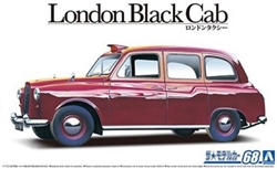 AOSHIMA ... 1968 FX4 LONDON BLACK TAXI CAB 1/24