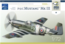 ARMA HOBBY ... P-51 C MUSTANG MK. III MODEL KIT 1/72