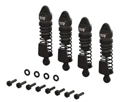 ARRMA RC CAR ... ALUMINUM SHOCK SET 58MM LENGTH 2000CST OIL (GUN METAL) (4P