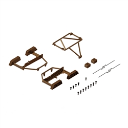 ARRMA RC CAR ... DESERT TRUCK BODY ROLL CAGE SET (BRONZE) - GROM