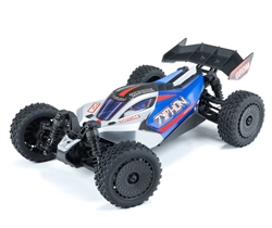 ARRMA RC CAR ... TYPHON GROM 4X4 BLUE/SILVER SMART  BUGGY