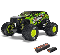 ARRMA RC CAR ... YELLOW 1/16 GORGON GROM 4X4 RTR BRUSHED MONSTER TRUCK