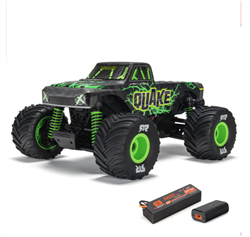 ARRMA RC CAR ... GREEN 1/16 QUAKE GROM 4X4 RTR BRUSHED MONSTER TRUCK (BATTERY