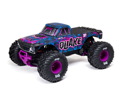 ARRMA RC CAR ... QUAKE 223S 2WD RTR BRUSHLESS MONSTER TRUCK PURPLE