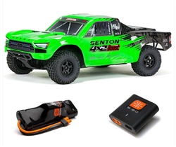 ARRMA RC CAR 1... SENTON BOOST 4X2 550 MEGA 1/10 2WD SC SMART GR/BLK