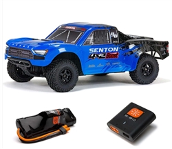 ARRMA RC CAR 2... SENTON BOOST 4X2 550 MEGA 1/10 2WD SC SMART BL/BLK