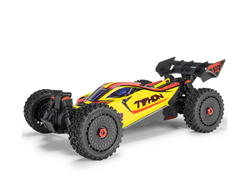 ARRMA RC CAR ... TYPHON 4X4 RTR BRUSHED BUGGY 1/8 YELLOW