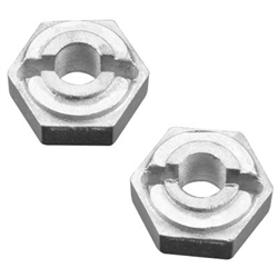 ARRMA RC CAR ... WHEEL HEX ALUM 12MM (2)