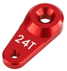ARRMA RC CAR ... SERVO HORN METAL 24T ALUMINUM RED