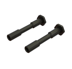 ARRMA RC CAR ... STEEL STEERING POST 6X42MM BLACK (2)