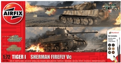 AIRFIX ... CLASSIC CONFLICT TIGER 1 VS SHERMAN FIREFLY