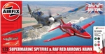 AIRFIX ... BEST OF BRITISH SPITFIRE AND HAWK