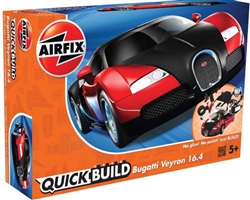 AIRFIX ... BUGATTI VEYRON QUICKBUILD RED & BLACK