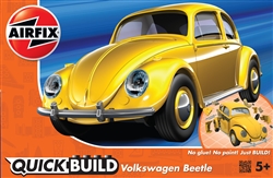 AIRFIX ... VW BEETLE YELLOW AIRFIX QUICK BUILD