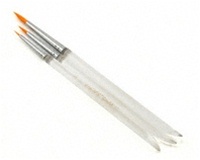 ATLAS BRUSH 0163PSLH... LARGE DETAIL TAKLON 3pc. SET