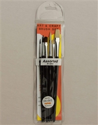 ATLAS BRUSH ... China Bristle Camel Hair Brush in 6 Assorted Sizes