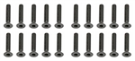 ASSOCIATED 25204... FLAT HD HEX SCREW:MGT M3X16MM