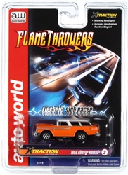 AUTO WORLD ADORANGE... FLAMETHROWER R33 1956 CHEVROLET NOMAD (ORANGE)
