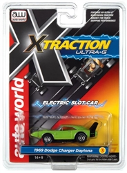 AUTO WORLD TONAGREE... 1969 DODGE CHARGER DAYTONA GREEN X-TRACTION