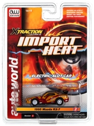 AUTO WORLD GOLD... XTRACTION IMPORT HEAT 1995 MAZDA RX-7 (GOLD/RED)