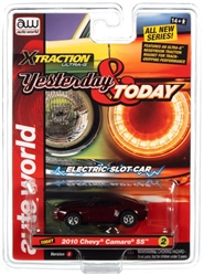 AUTO WORLD 2010MARO... XTRAC 2010 CHEVROLET CAMARO - MAROON HO SLOT CAR