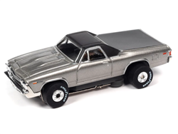AUTO WORLD AMINOSIL... 1969 CHEVY EL CAMINO SILVER THUNDERJET