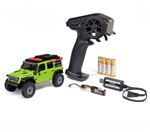 AXIAL MOTORS ... SCX30 GREEN JEEP WRANGLER JLU 4X4 RTR BRUSHED ROCK CRAWLER