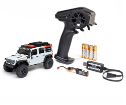 AXIAL MOTORS ... SCX30 JEEP WRANGLER WHITE JLU 4X4 RTR BRUSHED ROCK CRAWLER