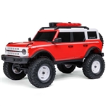 AXIAL MOTORS 6... SCX24 RED FORD BRONCO 4X4 RTR BRUSHED ROCK CRAWLER 1/24