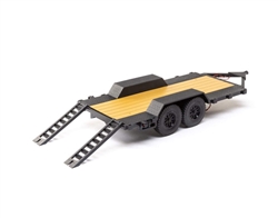 AXIAL MOTORS ... SCX24 FLAT BED VEHICLE TRAILER WITH LED