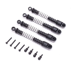 AXIAL MOTORS ... SHOCK SET ASSEMBLED (4PCS): AX24